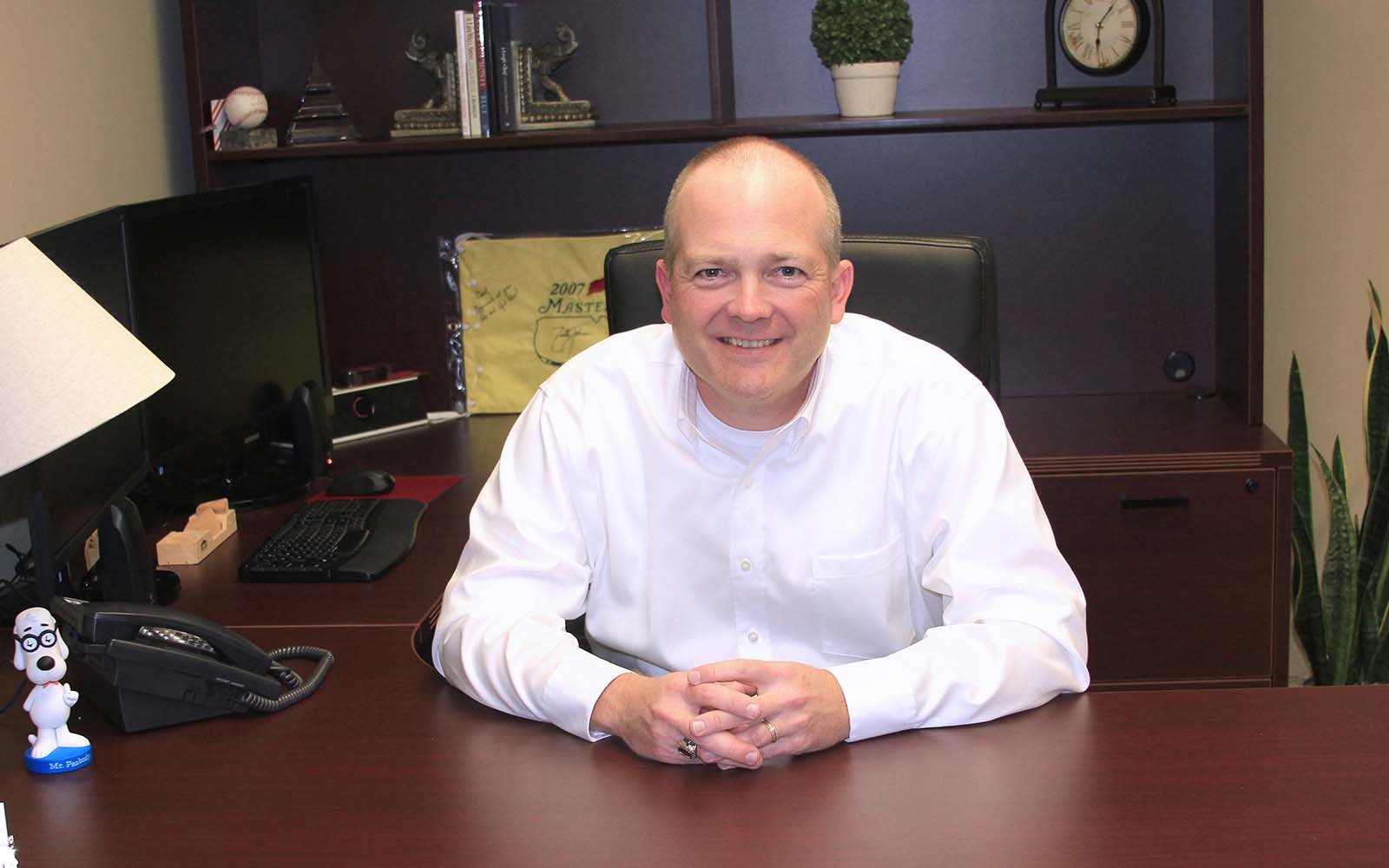 Carl sitting at his desk at the office of Carl Peabody CPA – Carl ...